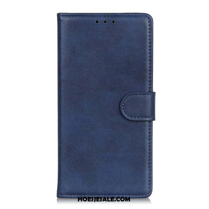 Leren Hoesje voor OnePlus Nord 2 5G Mat Retro Leereffect