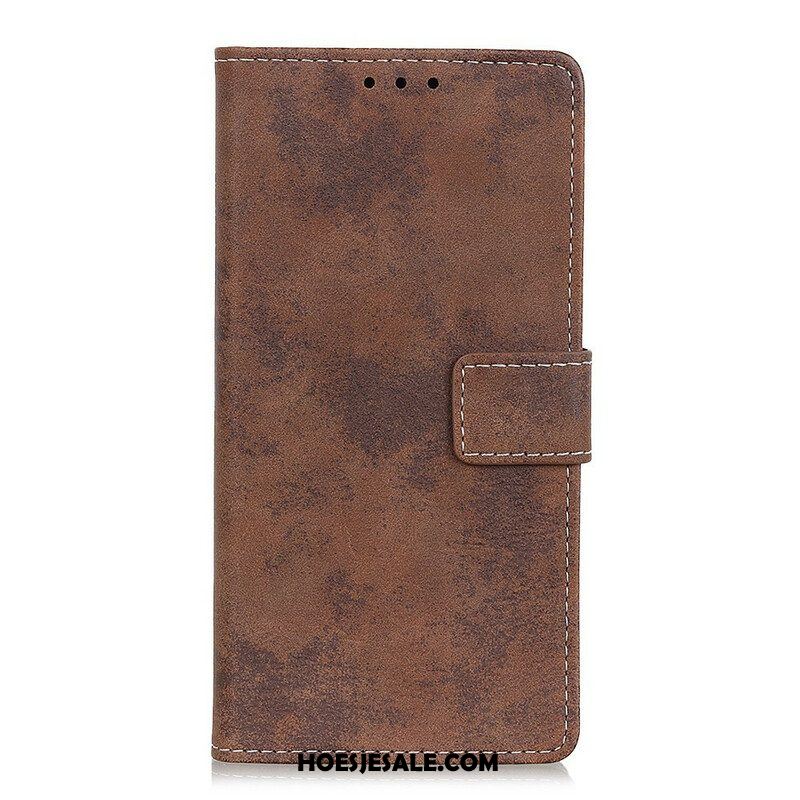 Leren Hoesje voor OnePlus Nord 2 5G Vintage Kunstleer