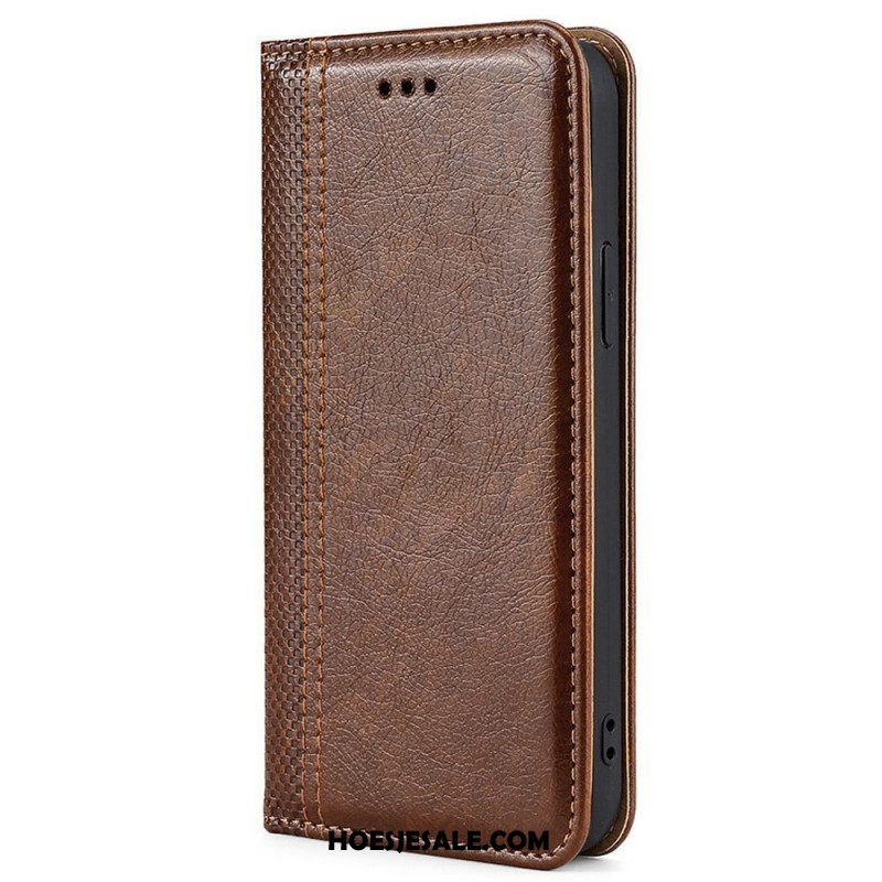 Leren Hoesje voor OnePlus Nord 2T 5G Vintage-stijl