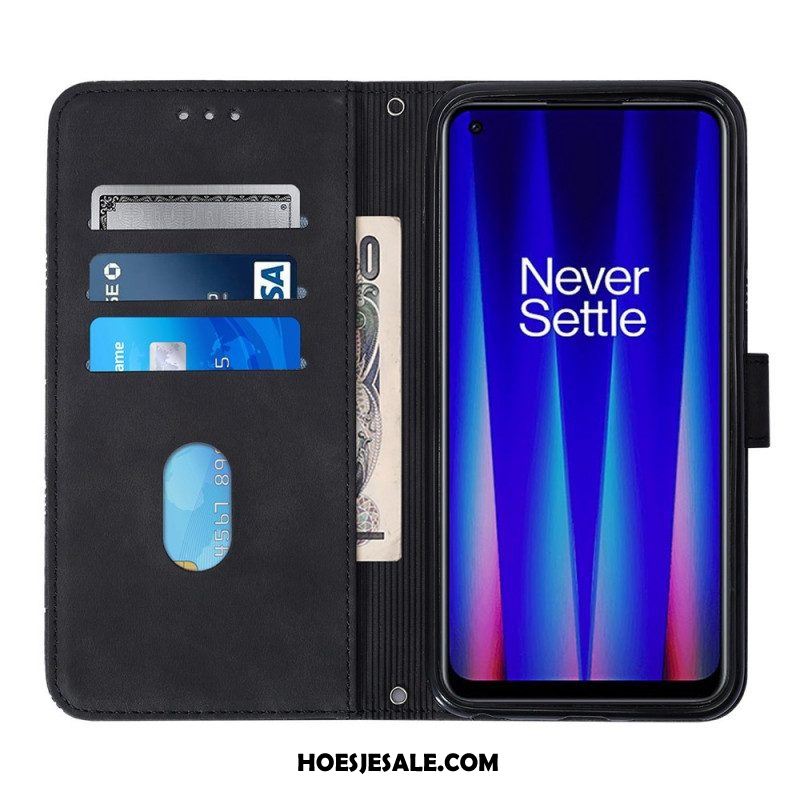 Leren Hoesje voor OnePlus Nord CE 2 5G Handtas Yb Imecrinting