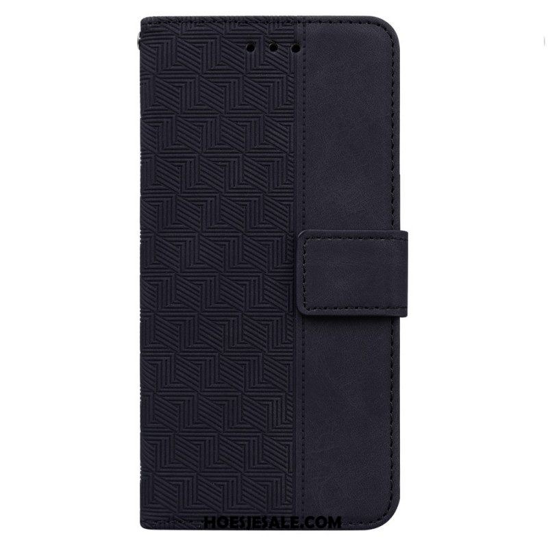 Leren Hoesje voor OnePlus Nord CE 2 5G Kunstleer Stiksels