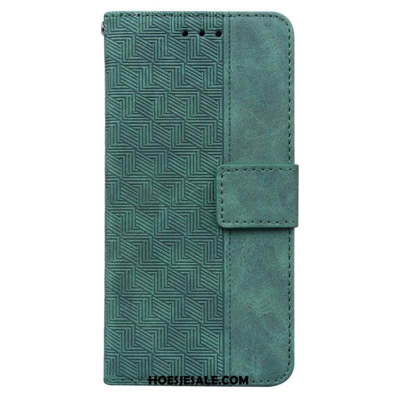 Leren Hoesje voor OnePlus Nord CE 2 5G Kunstleer Stiksels