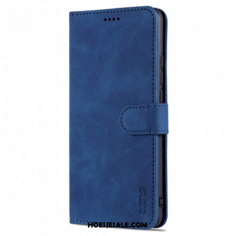 Leren Hoesje voor Oppo A15 Azns Ledereffect
