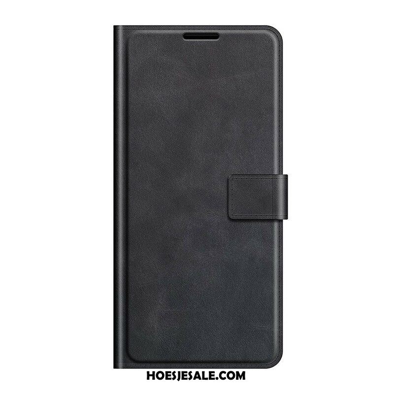 Leren Hoesje voor Oppo Find X3 Neo Slank Extreem Leereffect