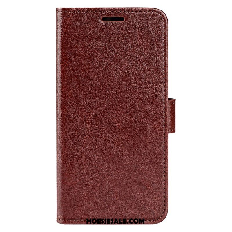 Leren Hoesje voor Oppo Find X5 Lite Vintage Lederen Stijl