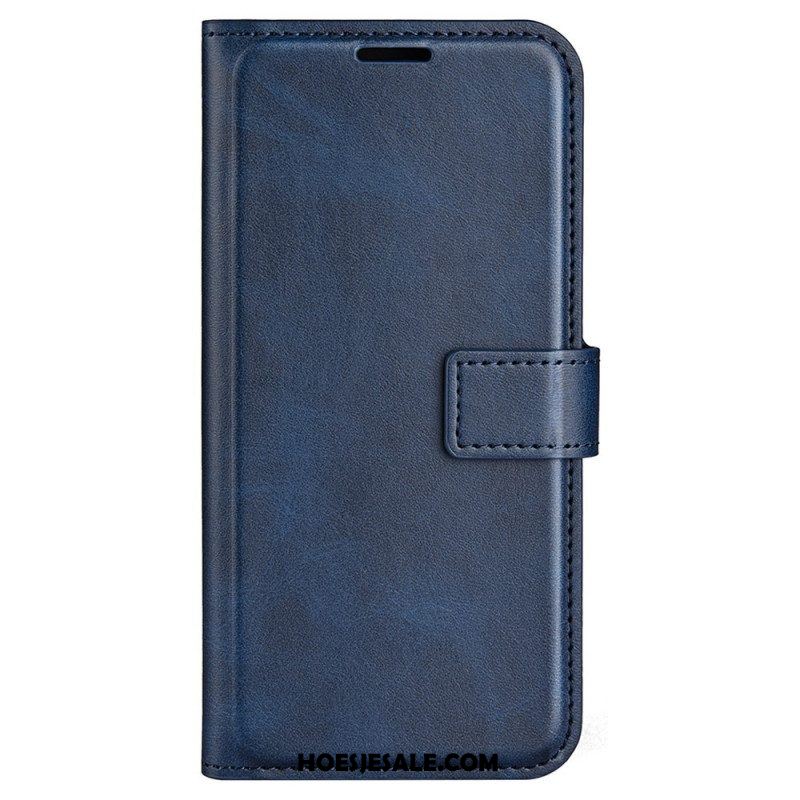 Leren Hoesje voor Oppo Reno 7 Fijne Lederen Stijl