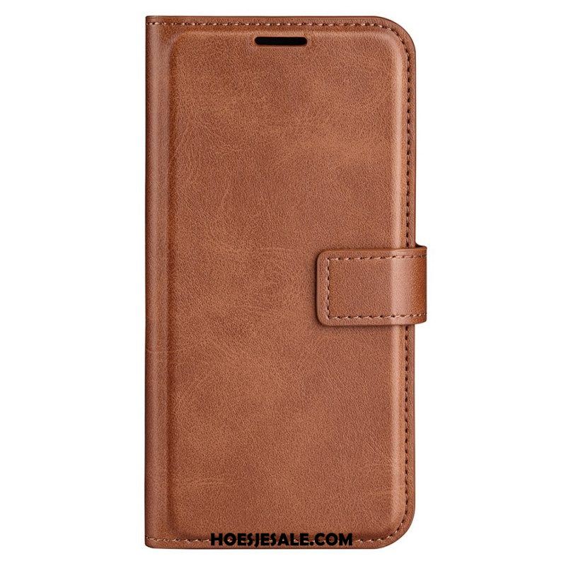 Leren Hoesje voor Oppo Reno 7 Fijne Lederen Stijl