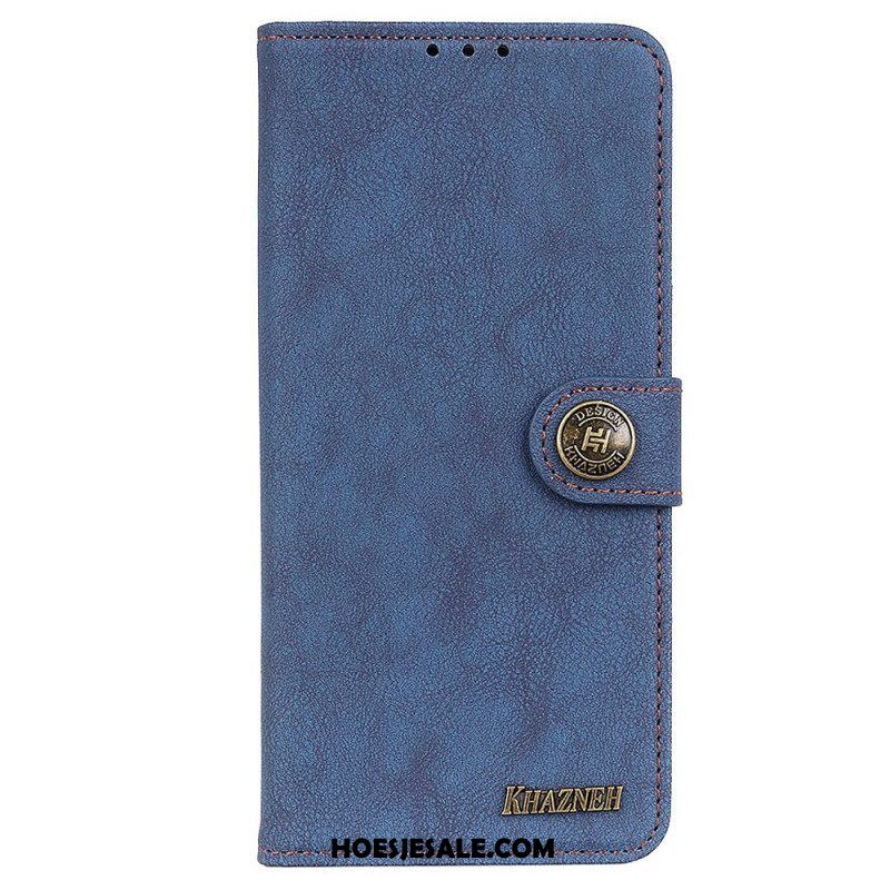 Leren Hoesje voor Oppo Reno 7 Khazneh Retro Split Kunstleer