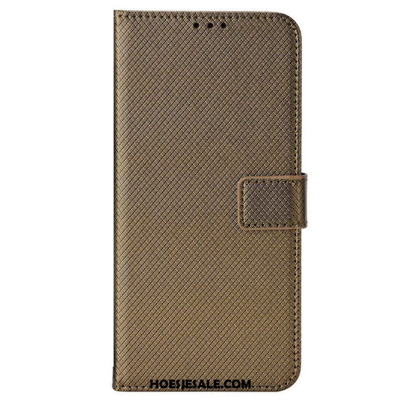 Leren Hoesje voor Oppo Reno 8 Met Ketting Stijlvol Imitatieleer Met Bandjes