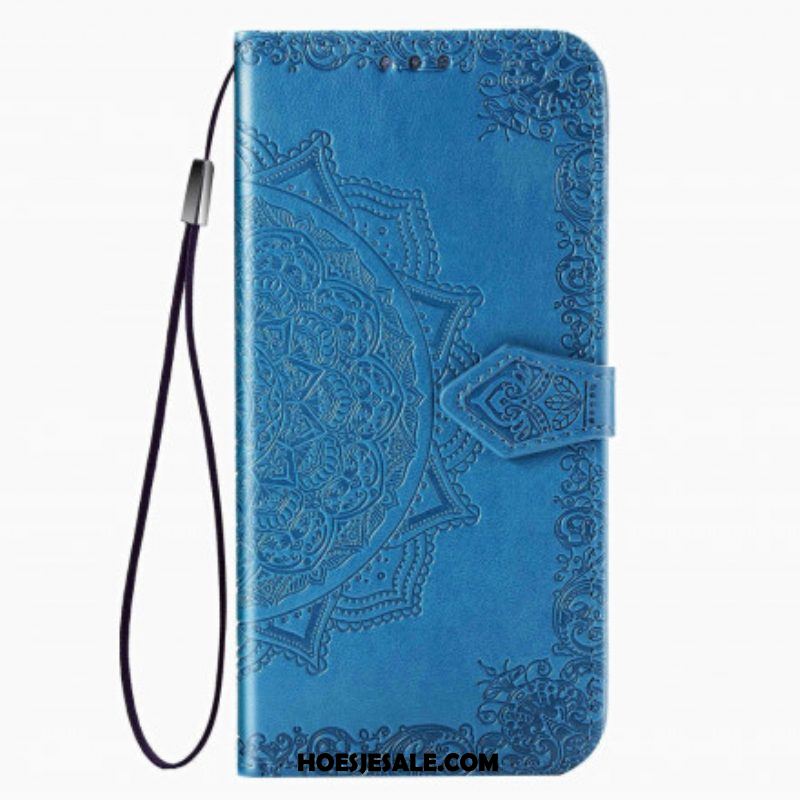 Leren Hoesje voor Samsung Galaxy A51 5G Mandala Middeleeuwen