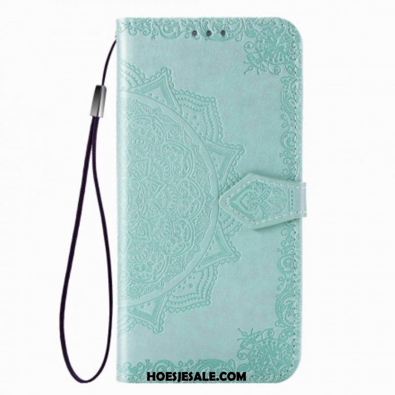 Leren Hoesje voor Samsung Galaxy A51 5G Mandala Middeleeuwen