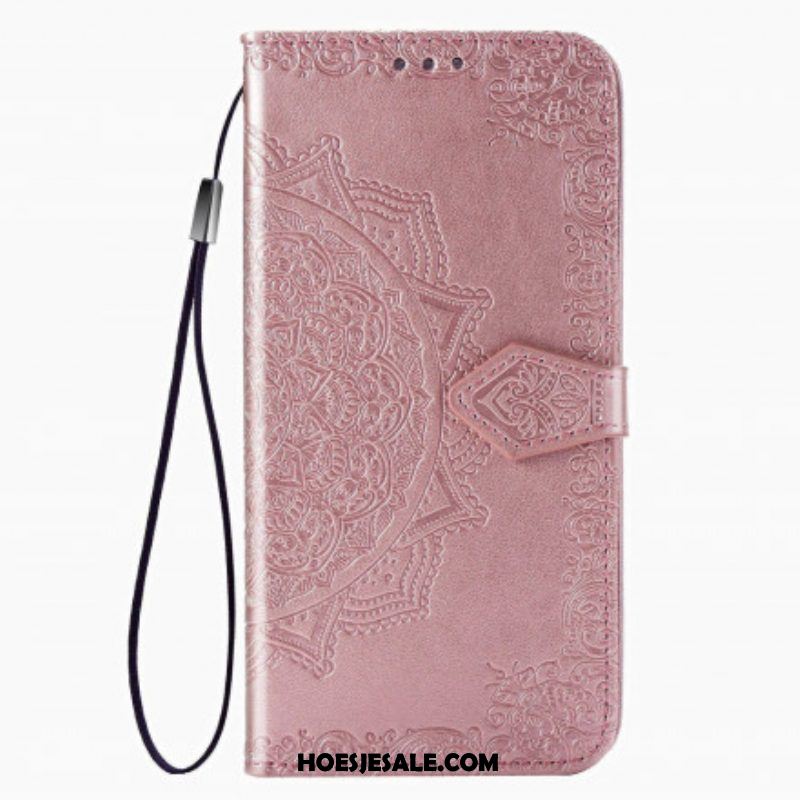 Leren Hoesje voor Samsung Galaxy A51 5G Mandala Middeleeuwen