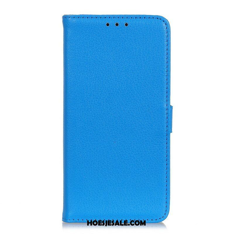 Leren Hoesje voor Samsung Galaxy A52 4G / A52 5G / A52s 5G Traditioneel Lychee