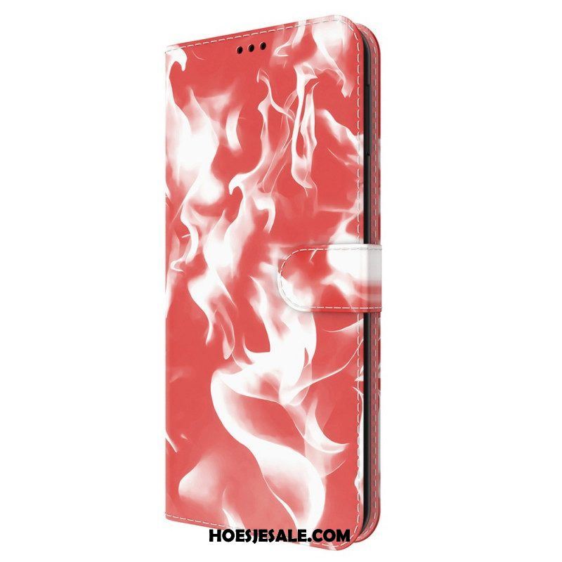 Leren Hoesje voor Samsung Galaxy A53 5G Abstract Patroon