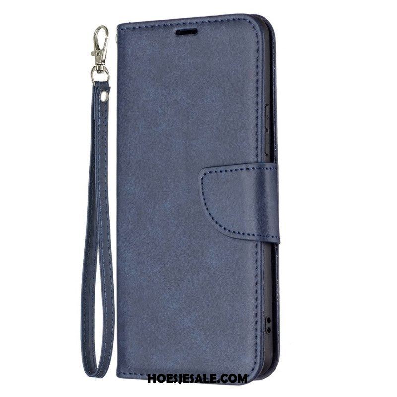 Leren Hoesje voor Samsung Galaxy A53 5G Gladde Schuine Sluiting