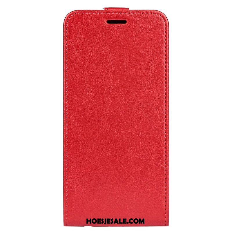 Leren Hoesje voor Samsung Galaxy M13 Folio-hoesje Verticale Klep