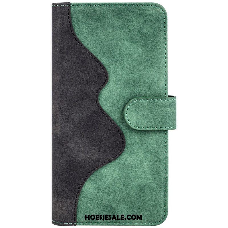 Leren Hoesje voor Samsung Galaxy M13 Golf Lederen Stijl