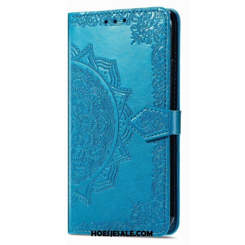 Leren Hoesje voor Samsung Galaxy M13 Uitstekende Mandala