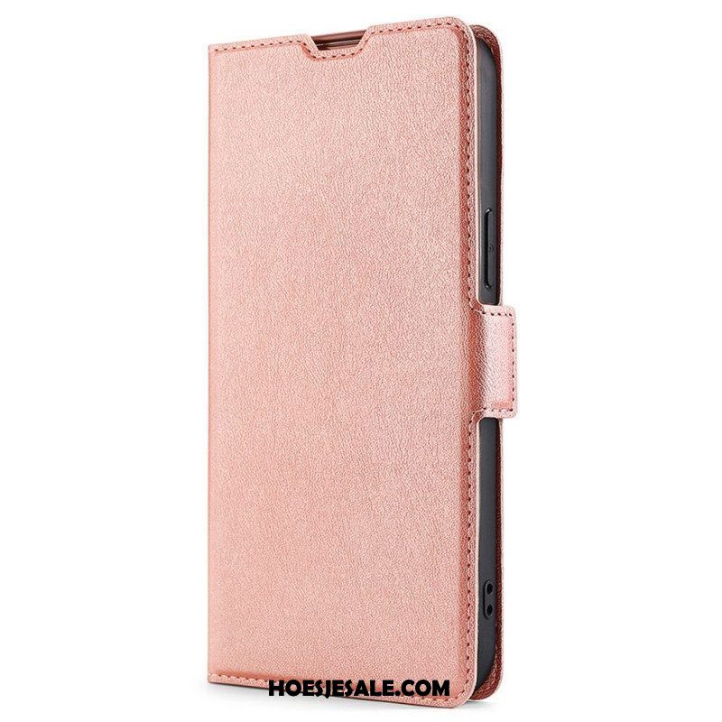 Leren Hoesje voor Samsung Galaxy M13 Ultra Fijn Kunstleer