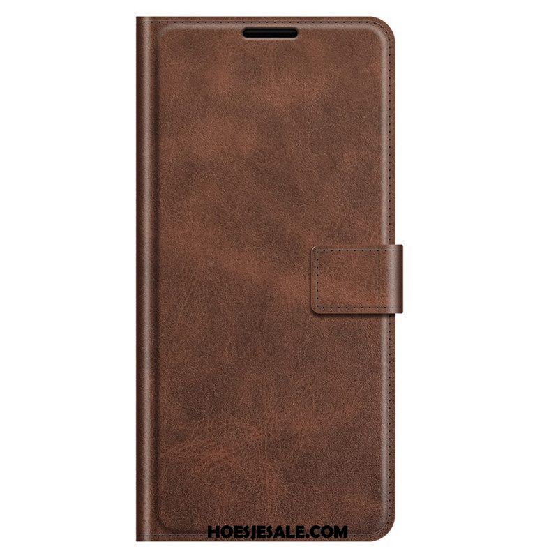 Leren Hoesje voor Samsung Galaxy M32 Kunstleer Slank