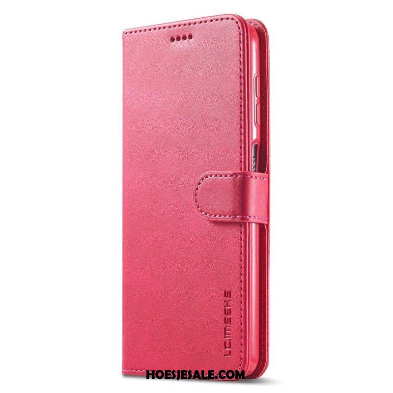 Leren Hoesje voor Samsung Galaxy M32 Lc.imeeke Ledereffect