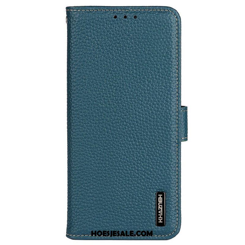 Leren Hoesje voor Samsung Galaxy M33 5G Khazneh Lychee Leer