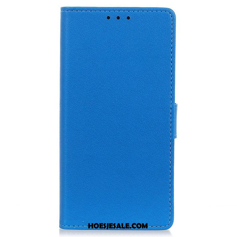 Leren Hoesje voor Samsung Galaxy M53 5G Klassiek