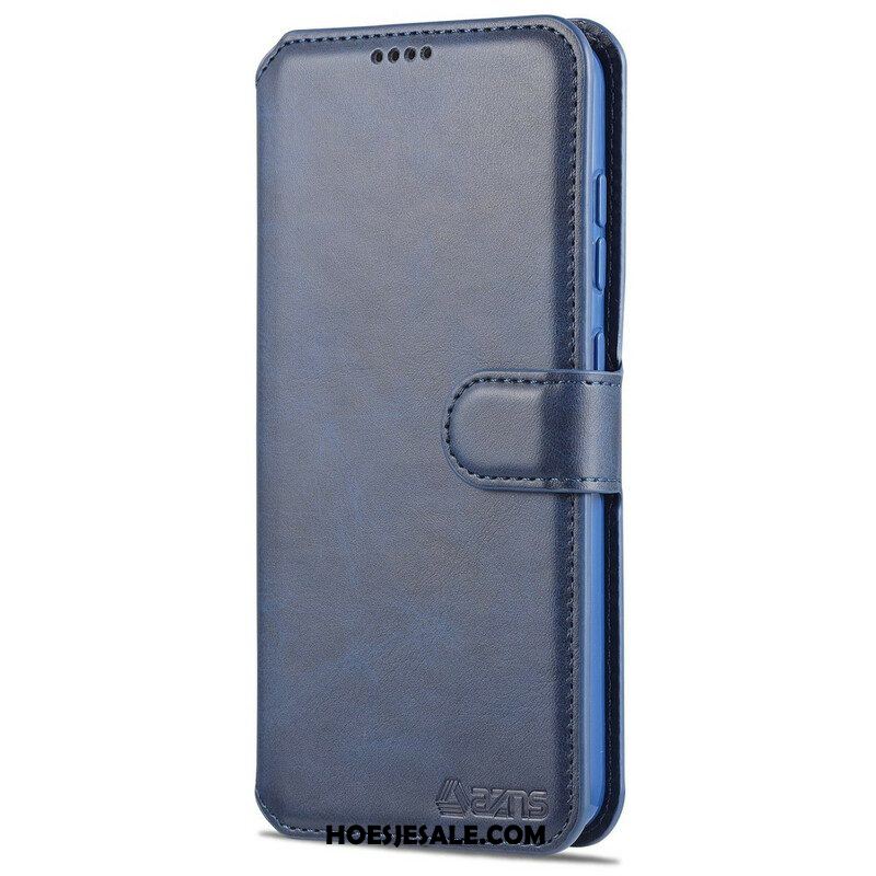 Leren Hoesje voor Samsung Galaxy S21 FE Azns Retro