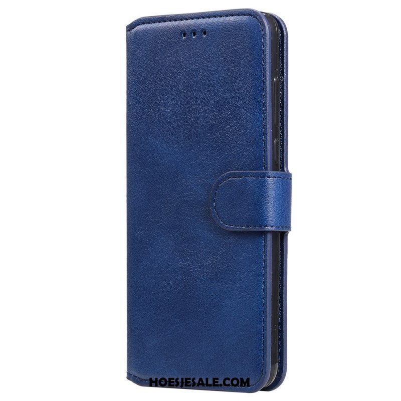 Leren Hoesje voor Samsung Galaxy S22 5G Klassiek