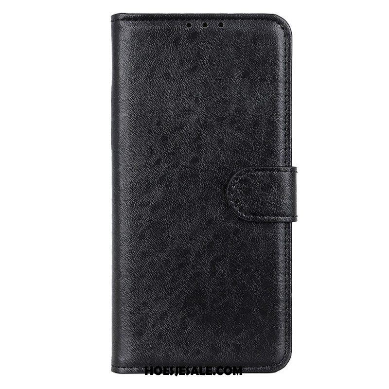 Leren Hoesje voor Samsung Galaxy S23 5G Getextureerd Kunstleer