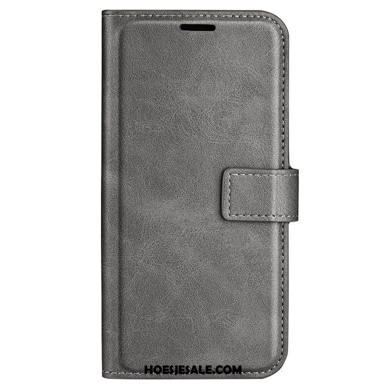 Leren Hoesje voor Samsung Galaxy S23 5G Stijl Leer Kleur