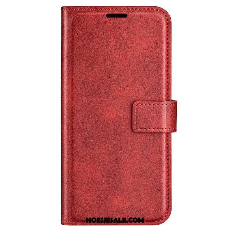 Leren Hoesje voor Samsung Galaxy S23 5G Stijl Leer Kleur