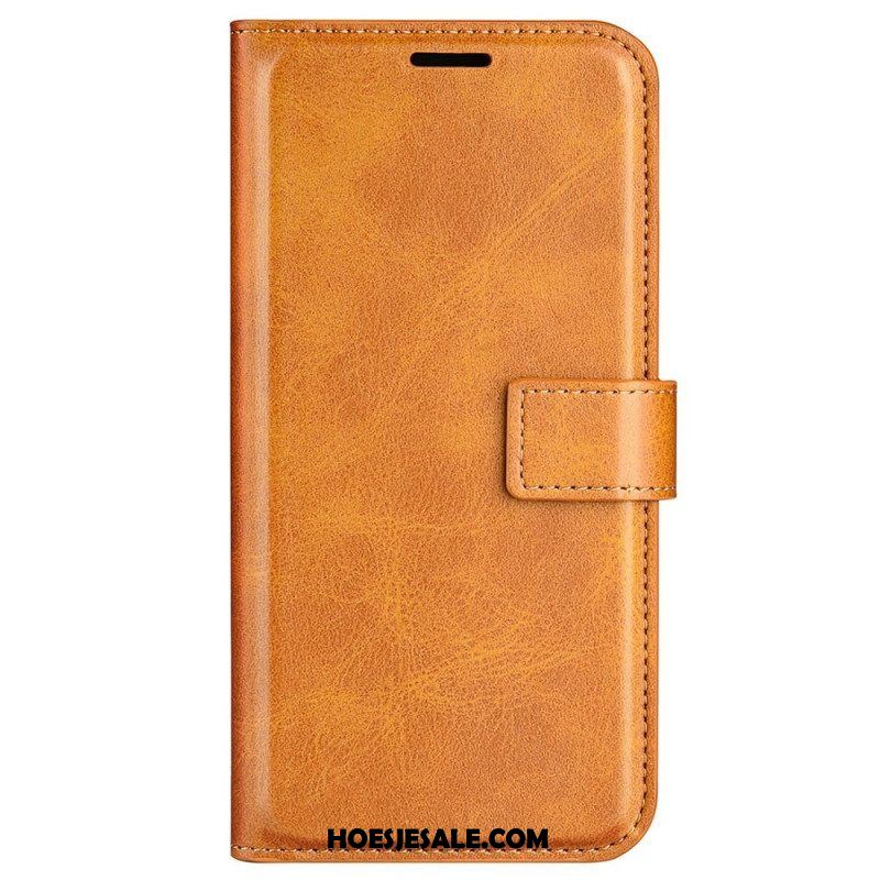 Leren Hoesje voor Samsung Galaxy S23 5G Stijl Leer Kleur