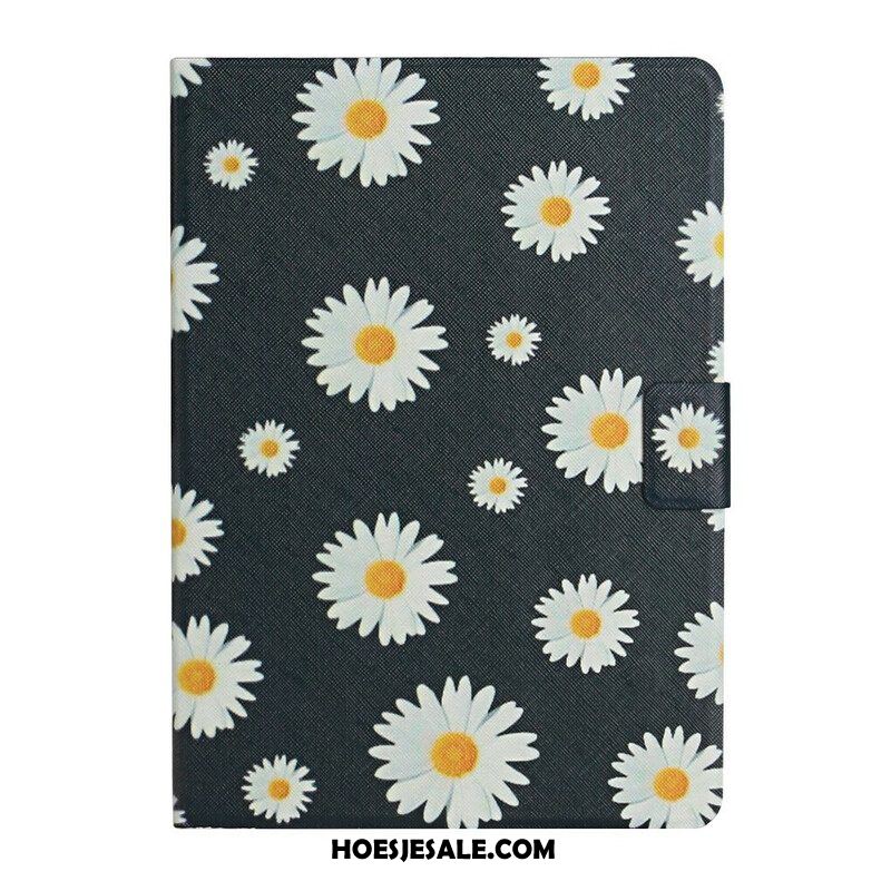 Leren Hoesje voor Samsung Galaxy Tab A7 Lite Bloemen Bloemen Bloemen