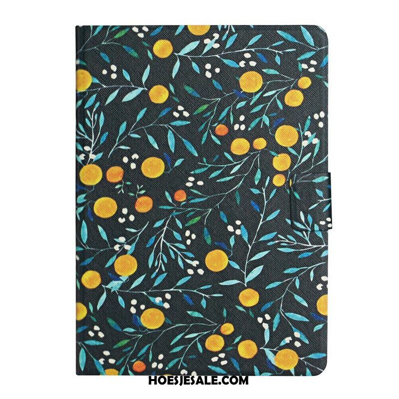 Leren Hoesje voor Samsung Galaxy Tab A7 Lite Bloemen Bloemen Bloemen