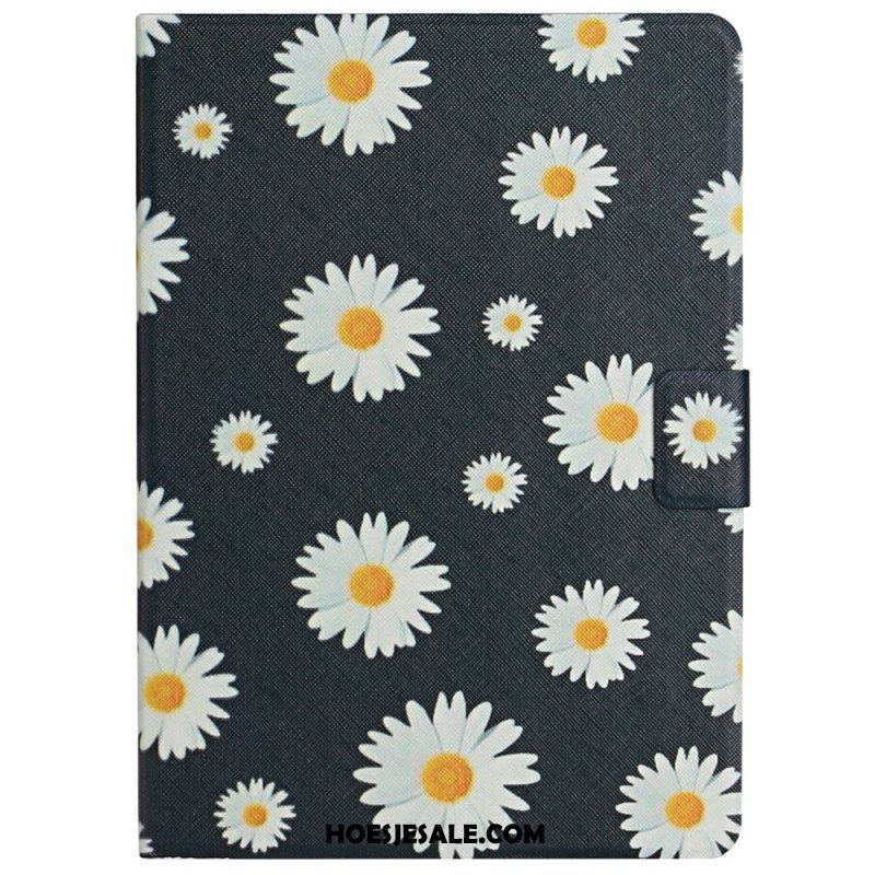 Leren Hoesje voor Samsung Galaxy Tab A8 (2021) Bloemen Bloemen Bloemen