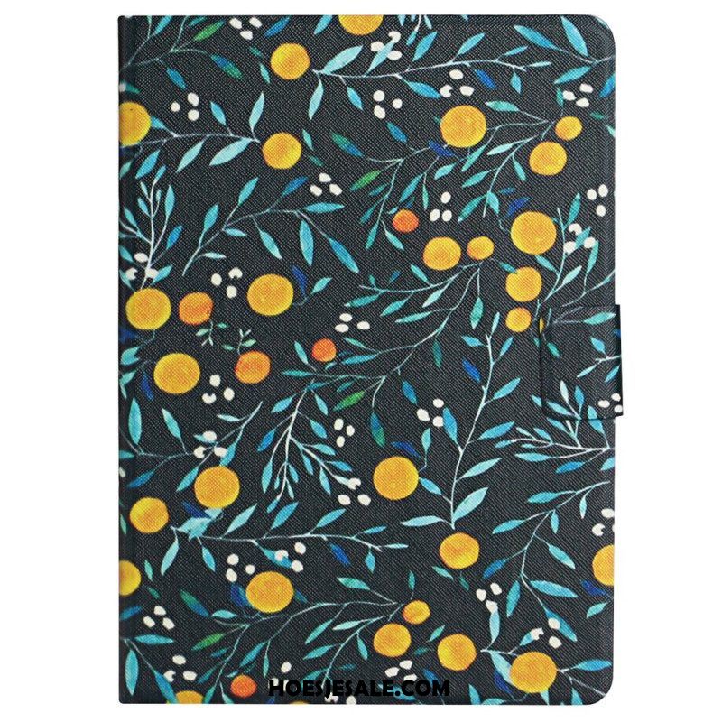 Leren Hoesje voor Samsung Galaxy Tab A8 (2021) Bloemen Bloemen Bloemen