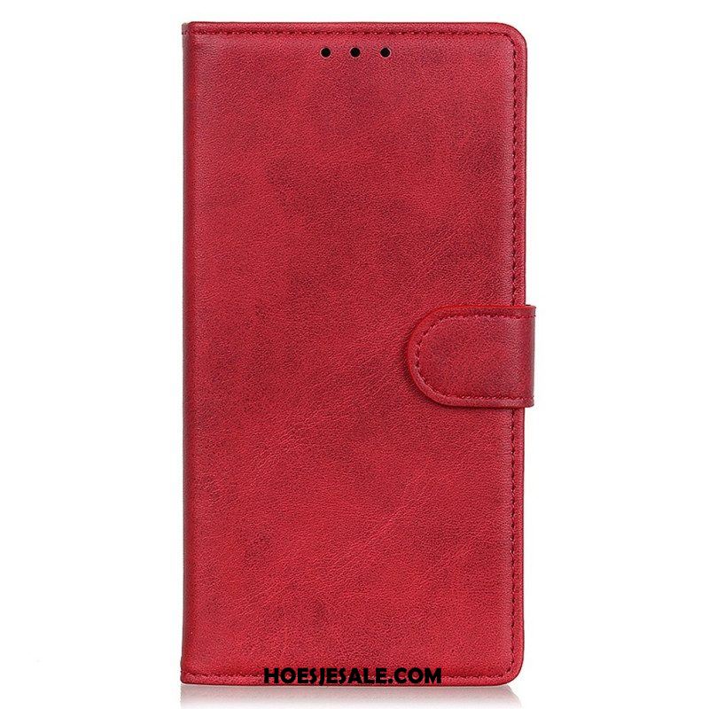 Leren Hoesje voor Sony Xperia 1 IV Mat Leereffect