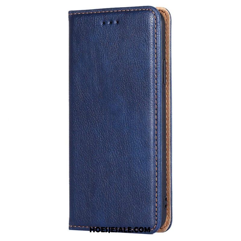 Leren Hoesje voor Sony Xperia 5 IV Vintage Ontwerp