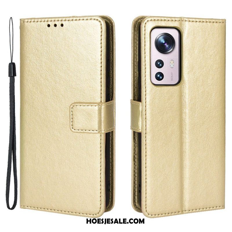Leren Hoesje voor Xiaomi 12 / 12X Flitsend Kunstleer