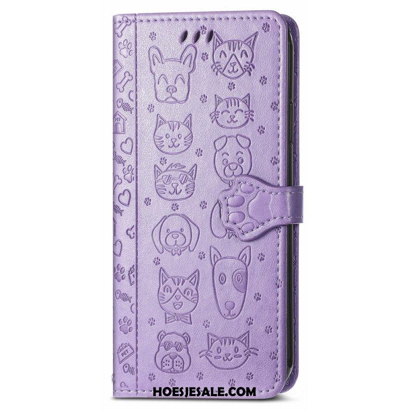 Leren Hoesje voor Xiaomi 12 / 12X Geanimeerde Dieren