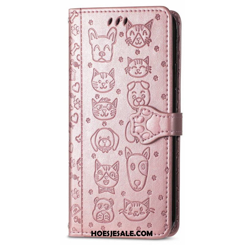 Leren Hoesje voor Xiaomi 12 / 12X Geanimeerde Dieren