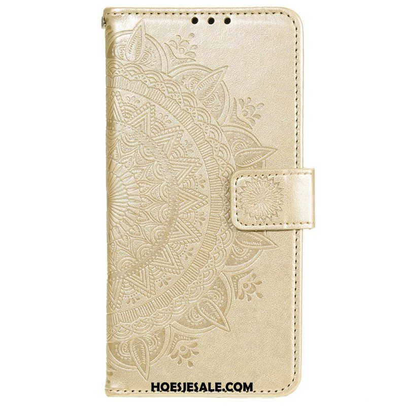 Leren Hoesje voor Xiaomi 12 / 12X Zon Mandala