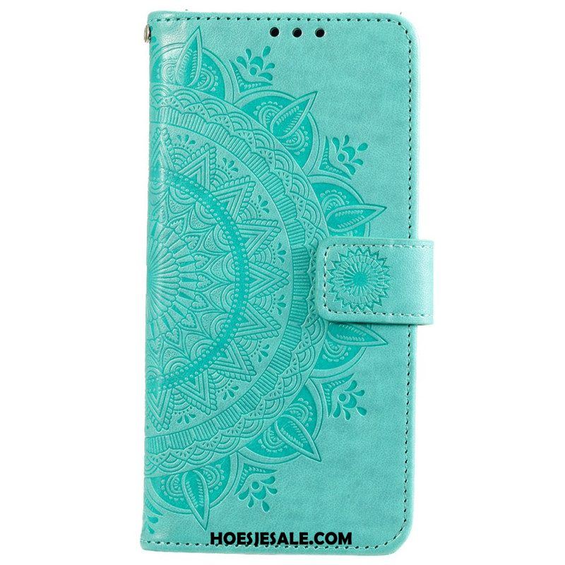 Leren Hoesje voor Xiaomi 12 / 12X Zon Mandala