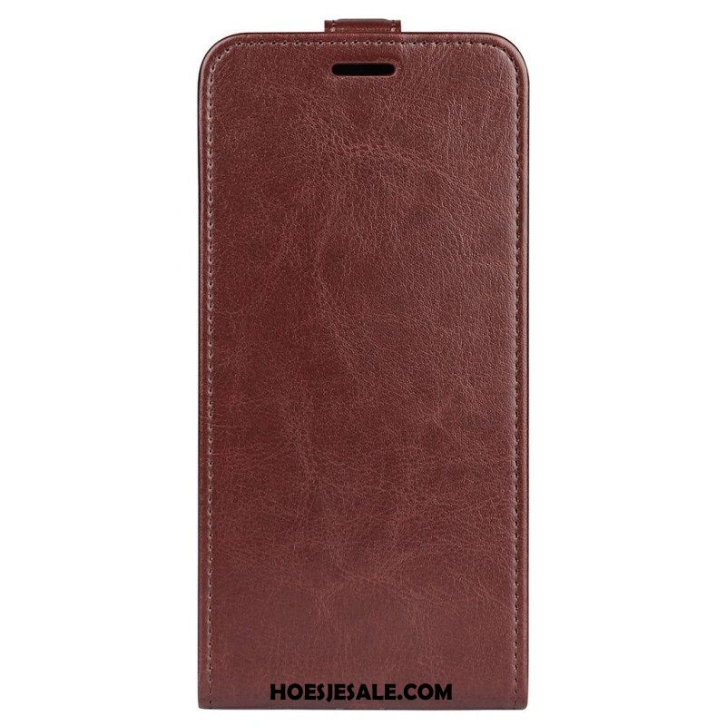 Leren Hoesje voor Xiaomi 12 Pro Folio-hoesje Verticale Flap Leer Effect