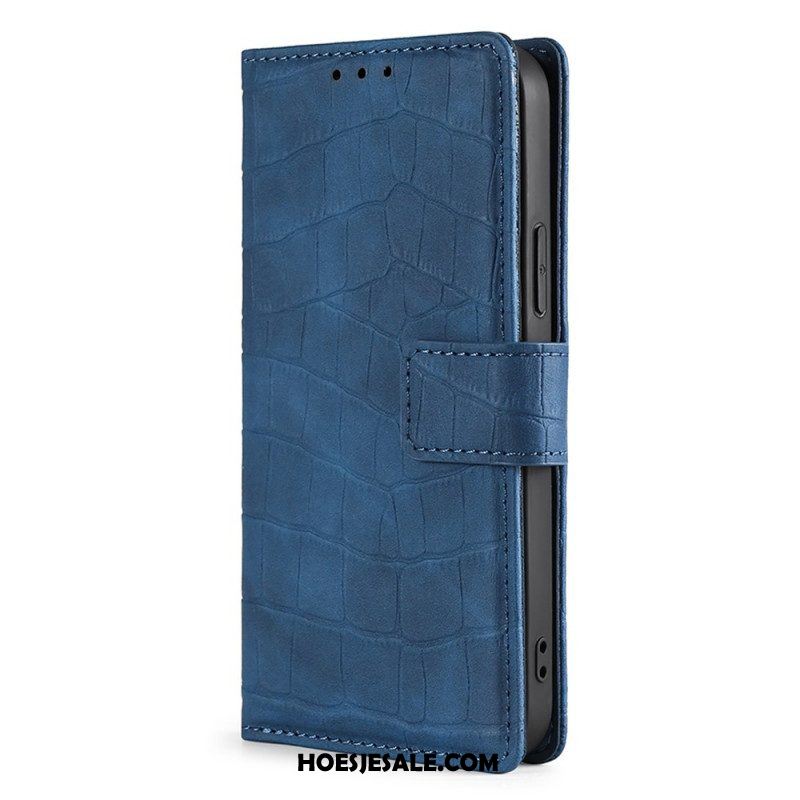 Leren Hoesje voor Xiaomi 12 Pro Skin-touch-krokodil