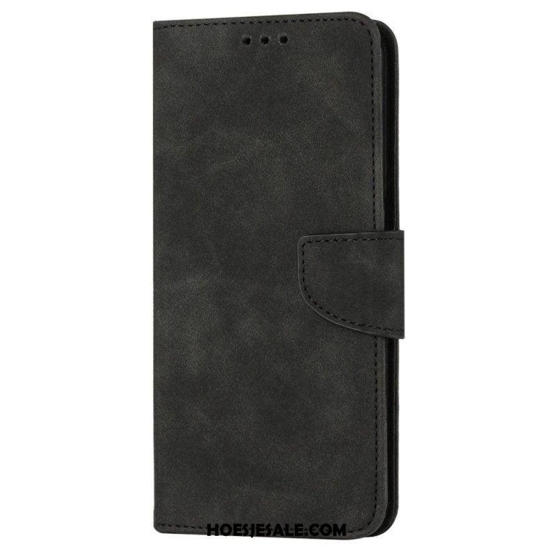 Leren Hoesje voor Xiaomi 12T / 12T Pro Met Ketting Effen Bandjes Met Leereffect