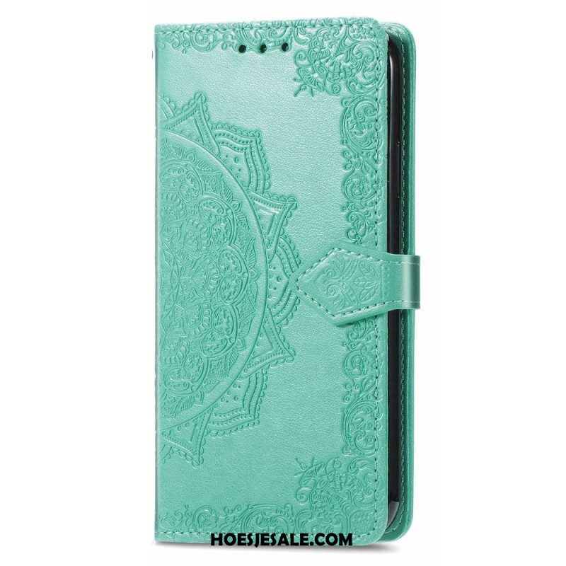 Leren Hoesje voor Xiaomi 12T / 12T Pro Uitstekende Mandala