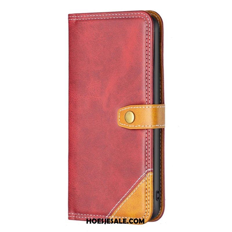 Leren Hoesje voor Xiaomi 12T / 12T Pro Vintage Binfen-kleur