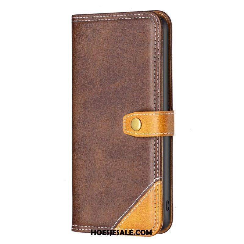 Leren Hoesje voor Xiaomi 12T / 12T Pro Vintage Binfen-kleur